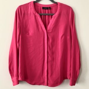 Apt. 9 Pink Button Down Top, Size Small, EUC